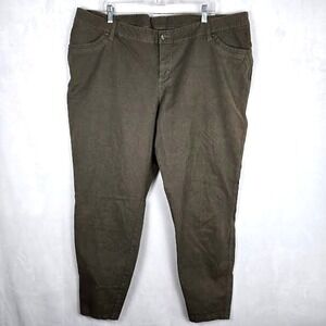 KUHL Women's Brooke Skinny Pants Stretch Green Plus Size 22W Outdoors Hiking‎